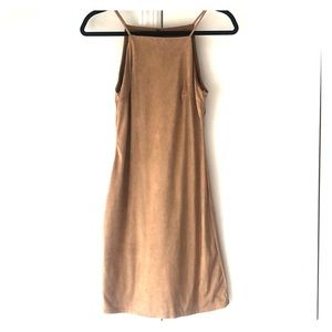 Faux Suede dress